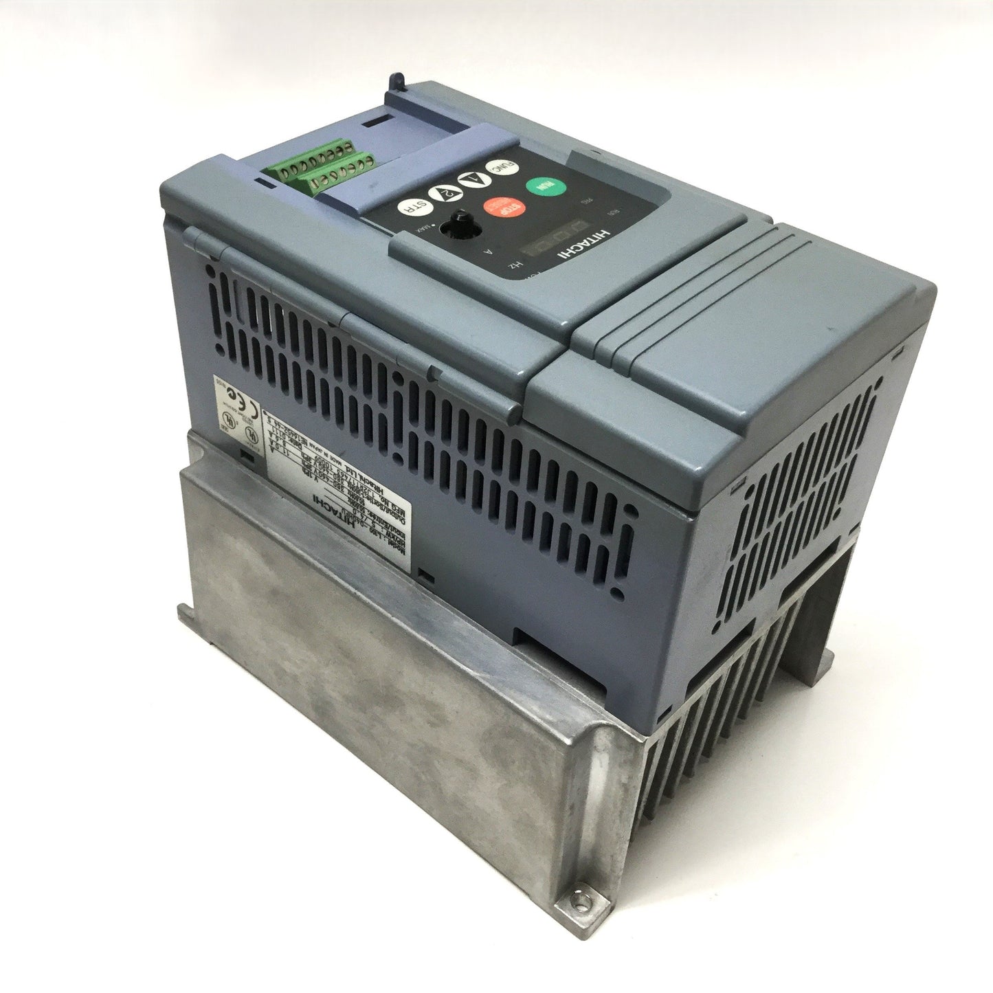 Used Hitachi L100-040HFU Inverter VFD Drive, 5HP / 4kW, 380-460VAC 3PH, 1-360Hz