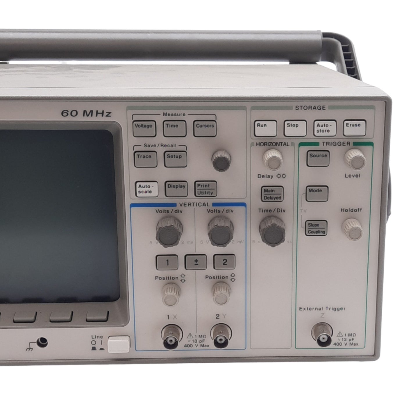 Used HP 54603B Digital Oscilloscope, 60MHz, Dual-Channel 8-Bit, 100-240VAC, 300VA Max