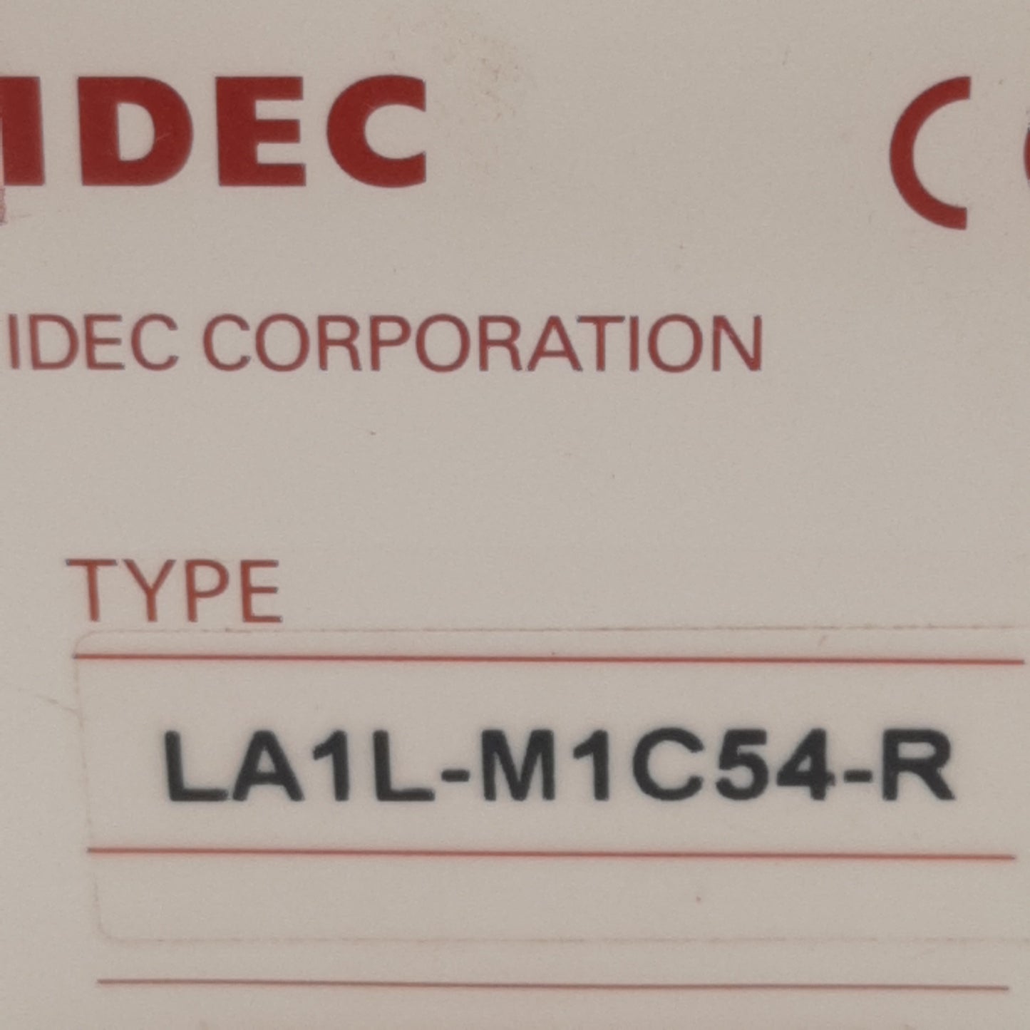 New Idec LA1L-M1C54-R Red Illuminated Pushbutton, SPDT, 2A 30VDC/250VAC, ø16mm