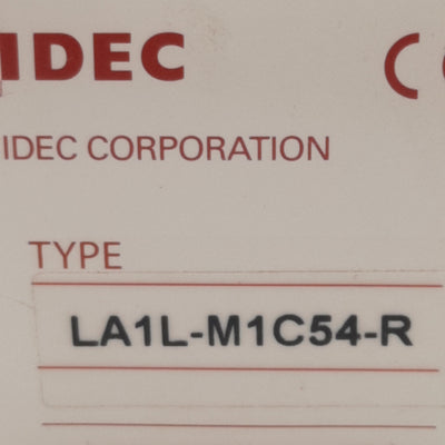New Idec LA1L-M1C54-R Red Illuminated Pushbutton, SPDT, 2A 30VDC/250VAC, ø16mm
