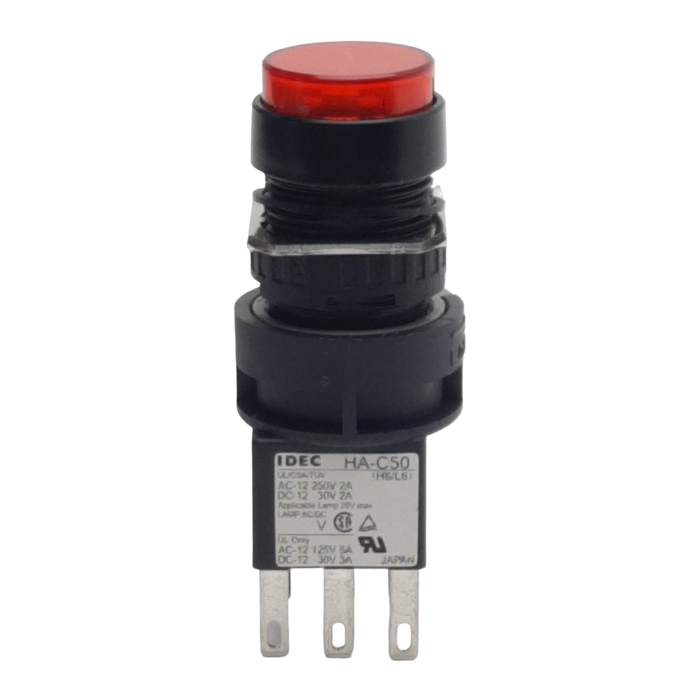 New Idec LA1L-M1C54-R Red Illuminated Pushbutton, SPDT, 2A 30VDC/250VAC, ø16mm