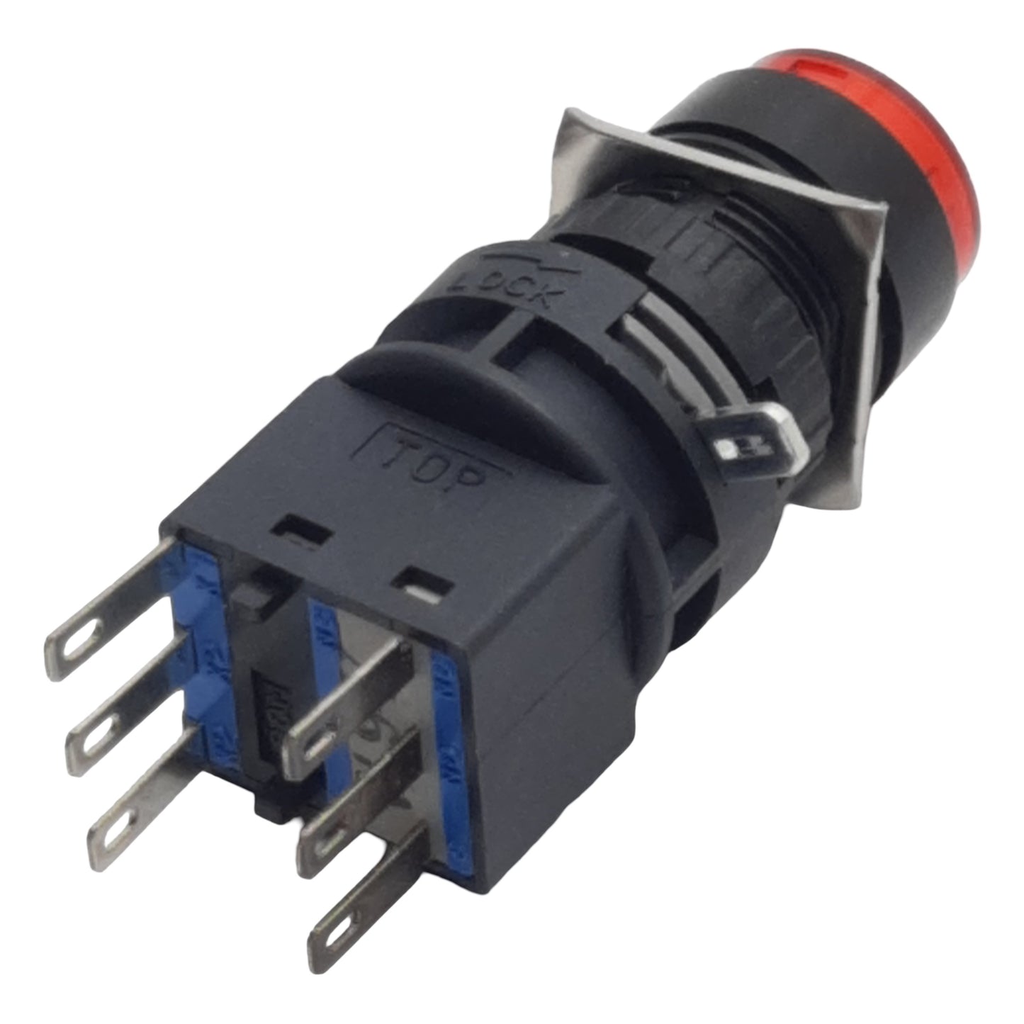 New Idec LA1L-M1C54-R Red Illuminated Pushbutton, SPDT, 2A 30VDC/250VAC, ø16mm