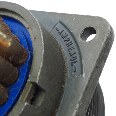 Used Amphenol MS3102A28-21S Circular Connector Receptacle, 37-Position Female