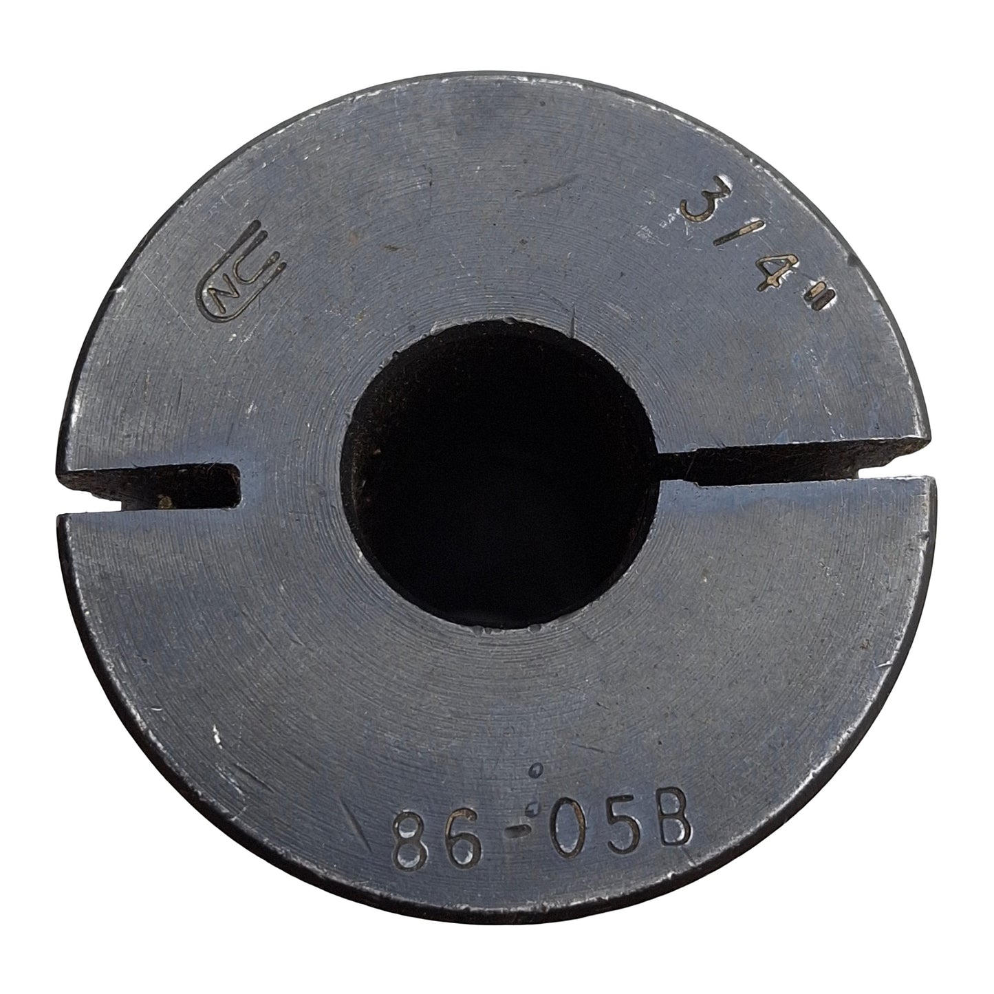 Used Global CNC 86-05B Tool Holder Bushing Reducer Sleeve, ø3/4in ID x ø2in OD
