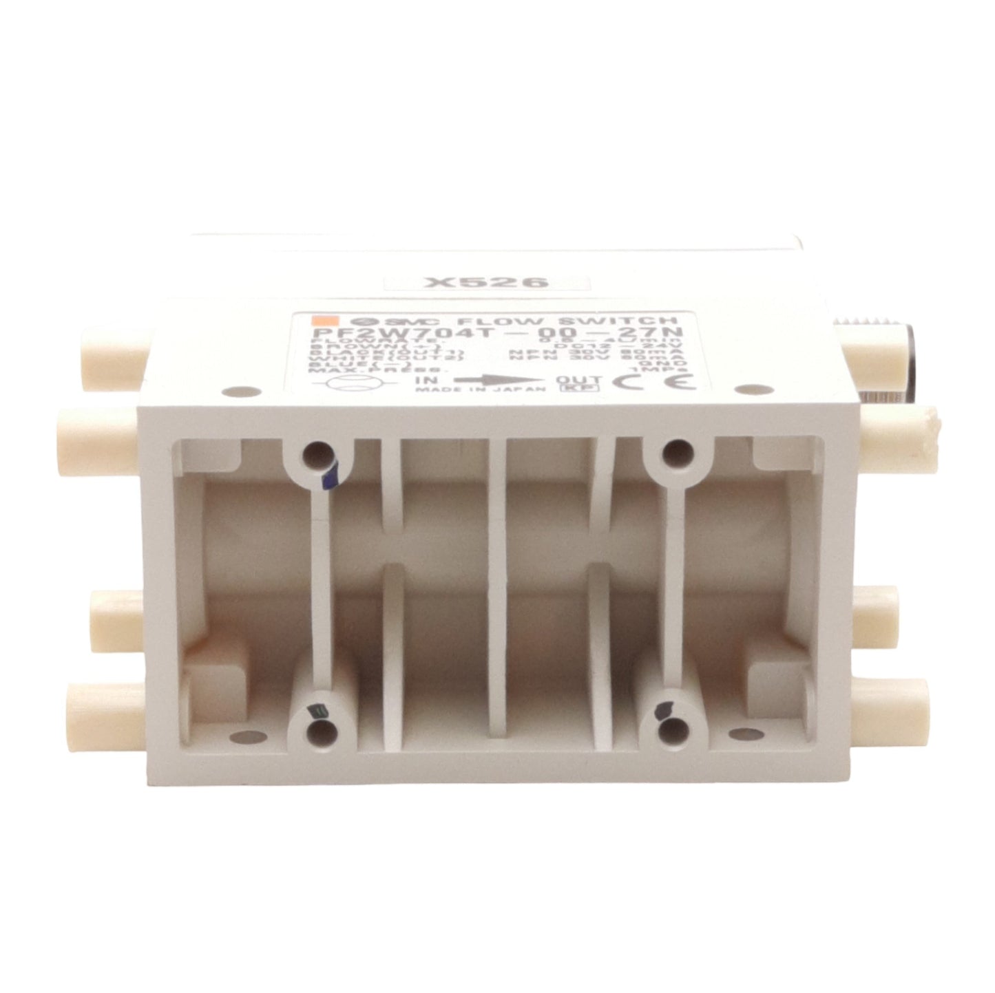 New SMC PF2W704T-00-27N-X526 Digital Flow Switch For Water, 0.5-4L/min, 12-24VDC