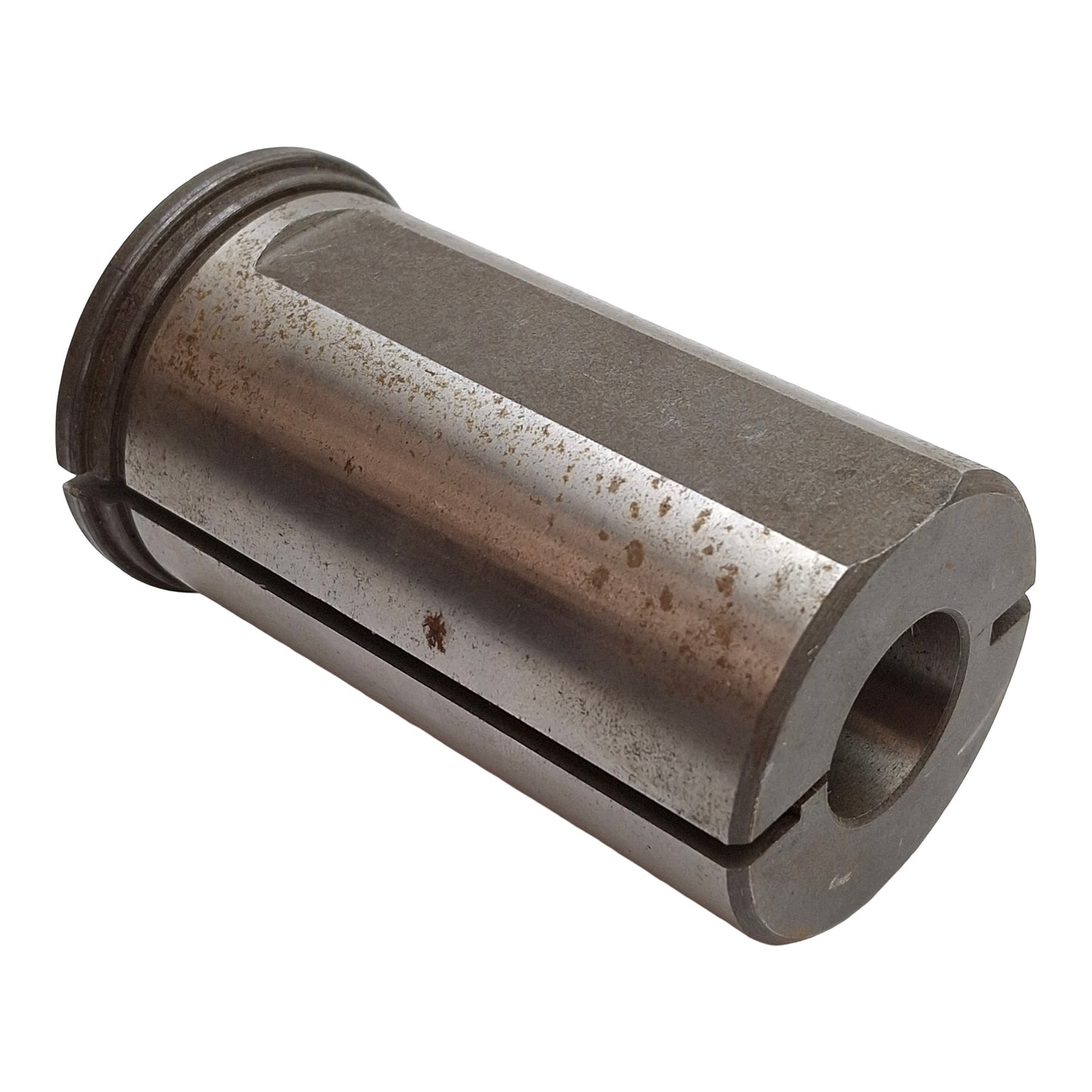 Used CNC Chuck Collet Reducer Sleeve, Steel, ø7/8in ID x ø2in OD, 3.75in Long