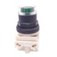 Used Square D 9001KM1 Green Illuminated Push Button, ø30mm, 110-120VAC Lamp