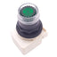 Used Square D 9001KM1 Green Illuminated Push Button, ø30mm, 110-120VAC Lamp