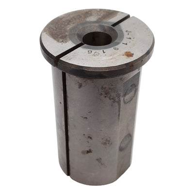 Used CNC Chuck Collet Reducer Sleeve, Steel, ø5/8in ID x ø2in OD, 3.8in Long