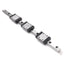 Used IKO LWL7B (3x) Miniature Linear Guide Blocks w/ 7x160mm Rail, 1890N Max Load