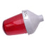 Used Eaton VDA25 Crouse-Hinds Vaporgard Red Light Fixture, 120VAC, 150W Max, 3/4" NPT