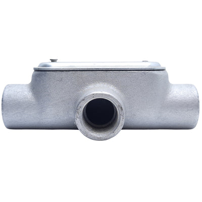 Used Crouse Hinds 782274627007 T37 Conduit Body Form 7, 1" w/ Gasketed Cover 370SG