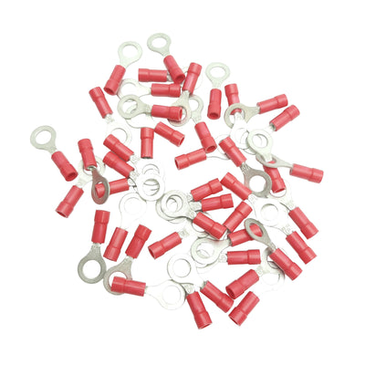 New Lot of 60 Panduit PV18-14R-MY Ring Terminal Vinyl, 17mm x 11.7mm, 18AWG - 22AWG