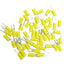 New Lot of 85 Panduit EV10-6FB-Q Fork Terminal Vinyl, 1/8in, 12.8mm, 12.8mm x 7.9mm