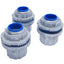 Used Lot of 3 Thomas & Betts H050-TB 786210899558 Conduit Hub, Zinc, Size 1/2" NPT