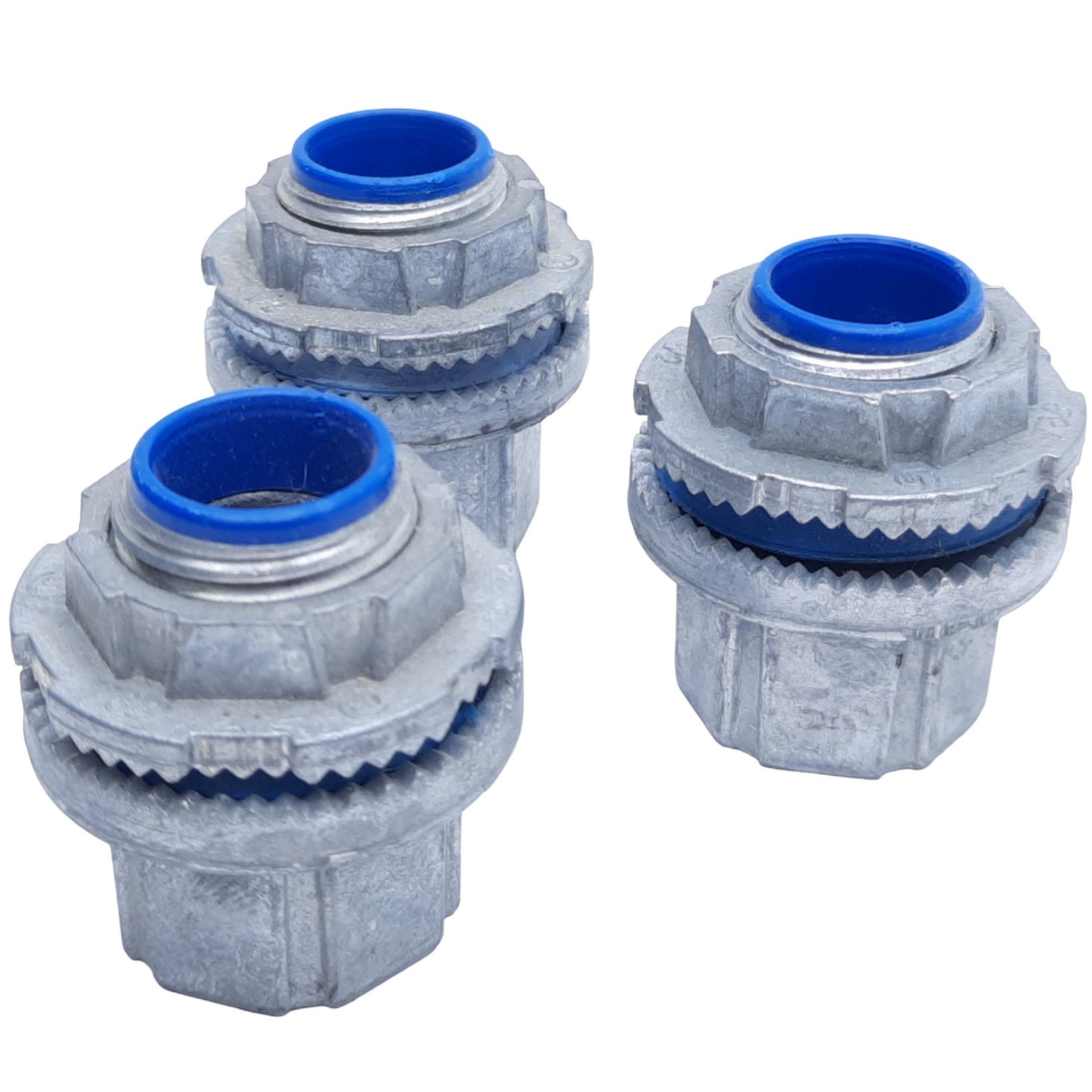 Used Lot of 3 Thomas & Betts H050-TB 786210899558 Conduit Hub, Zinc, Size 1/2" NPT