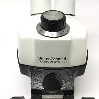 Used Bausch & Lomb StereoZoom 4 Stereo Microscope Head 0.7x to 3x w/10x Eyepieces