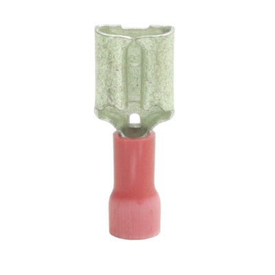 New Lot of 100 Panduit DV18-250B Female Disconnect 18AWG - 22AWG, 6.3mm x 0.8mm