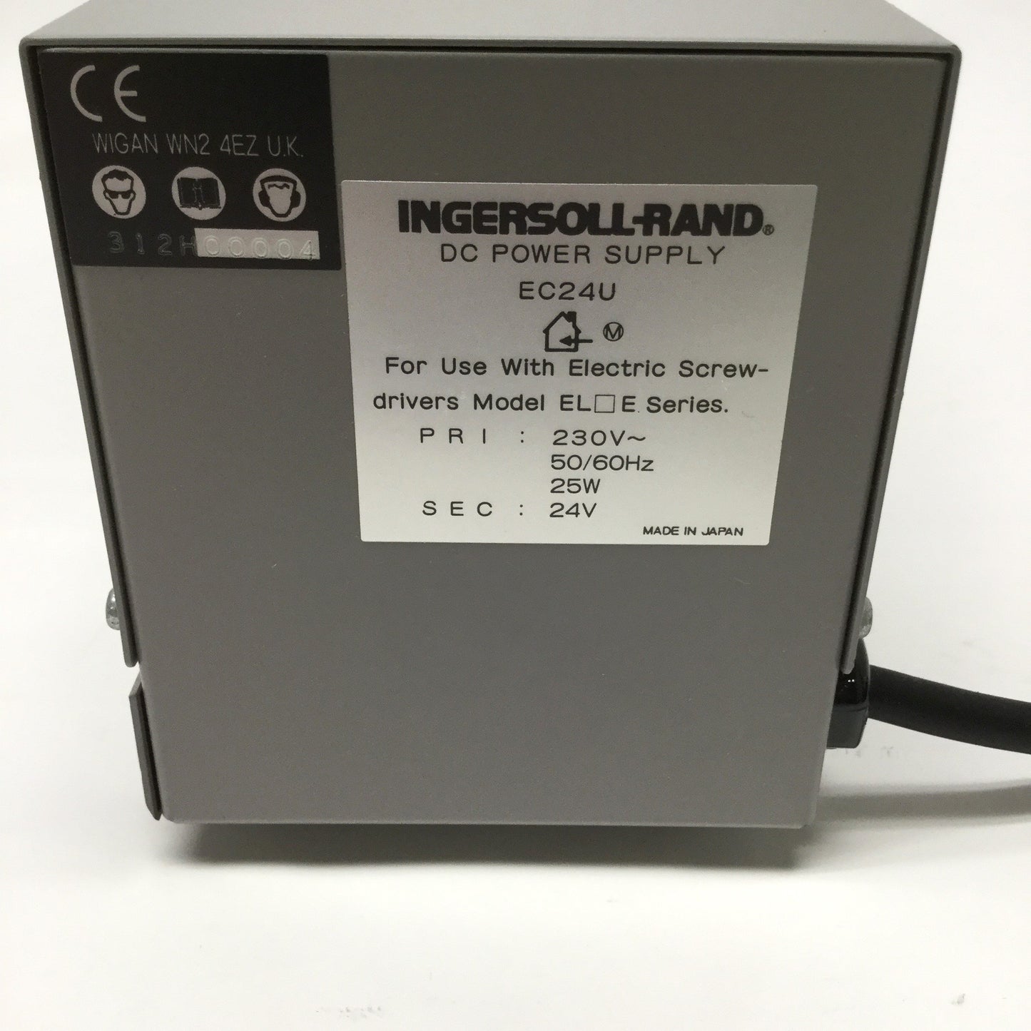 Used Ingersoll Rand EL0410E Electric Screwdriver 0.53-4.43in-lb w/EC24U Controller