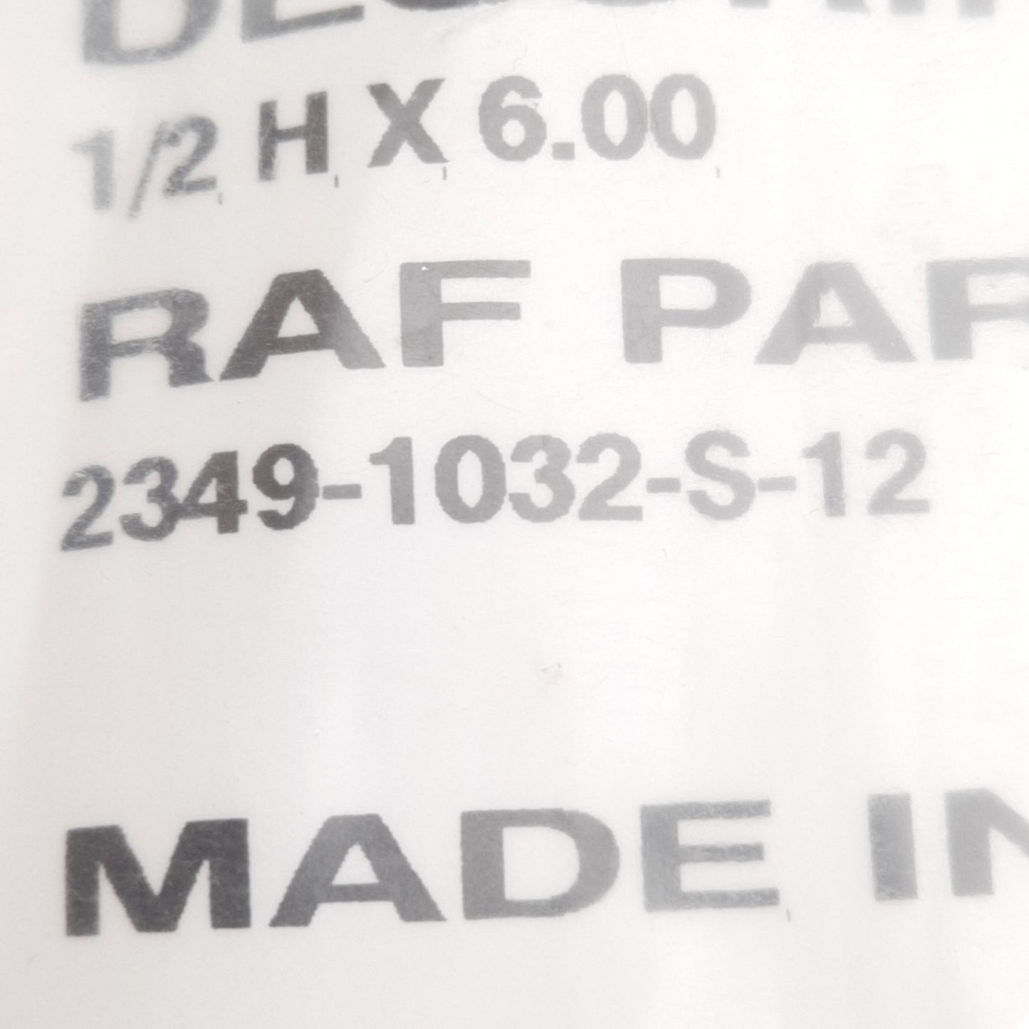 New Lot of 3 RAF Electronic Hardware 2349-1032-S-12 Hex Standoff 6in, #10-32