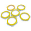 Used Lot of 6 Thomas & Betts 141SL 781747001412 Sealing Locknut, Yellow Size 1/2" IMC