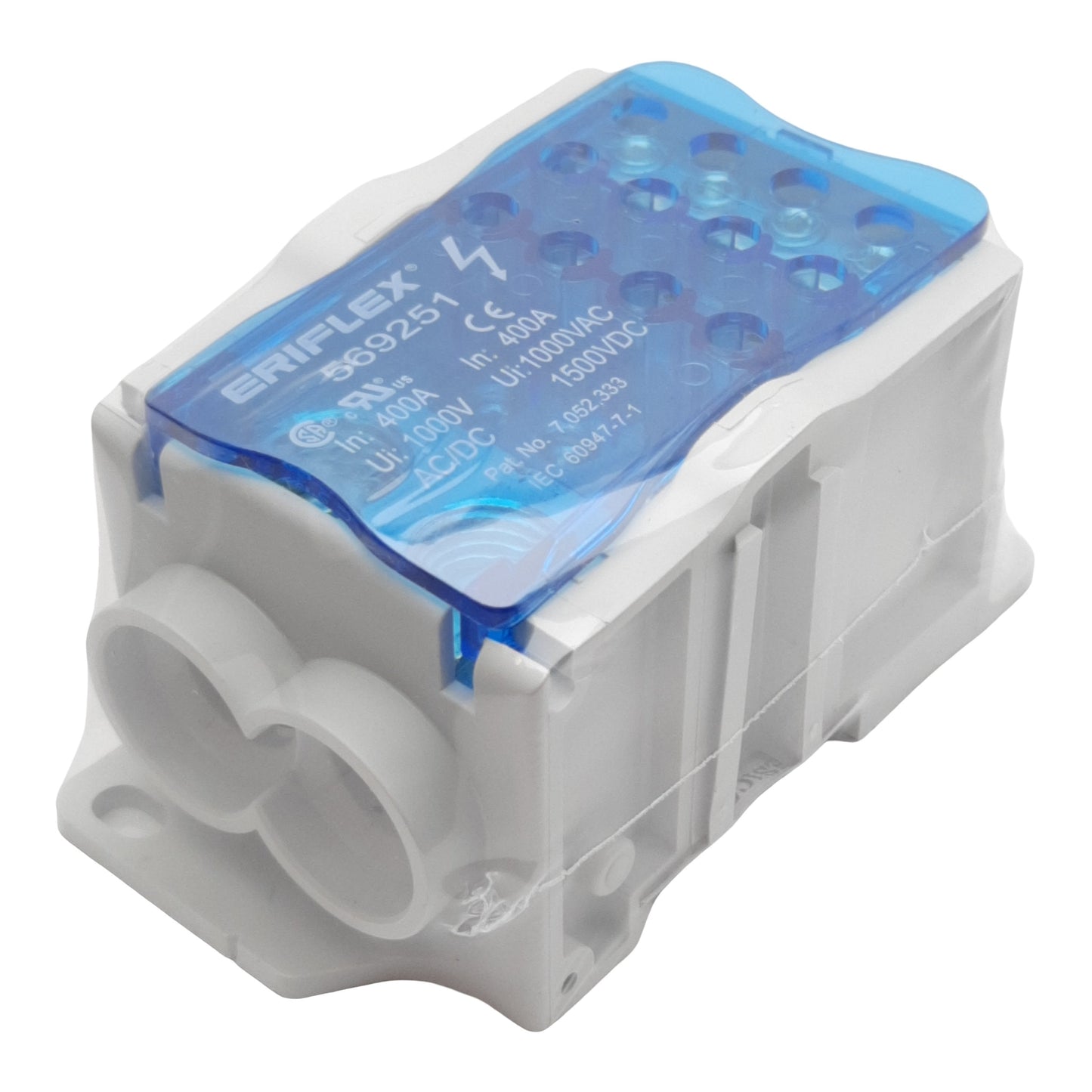 New nVent UD-400A-212AL Single Pole Distribution Block, 1-Pole, 400A 1500VDC/1000VAC