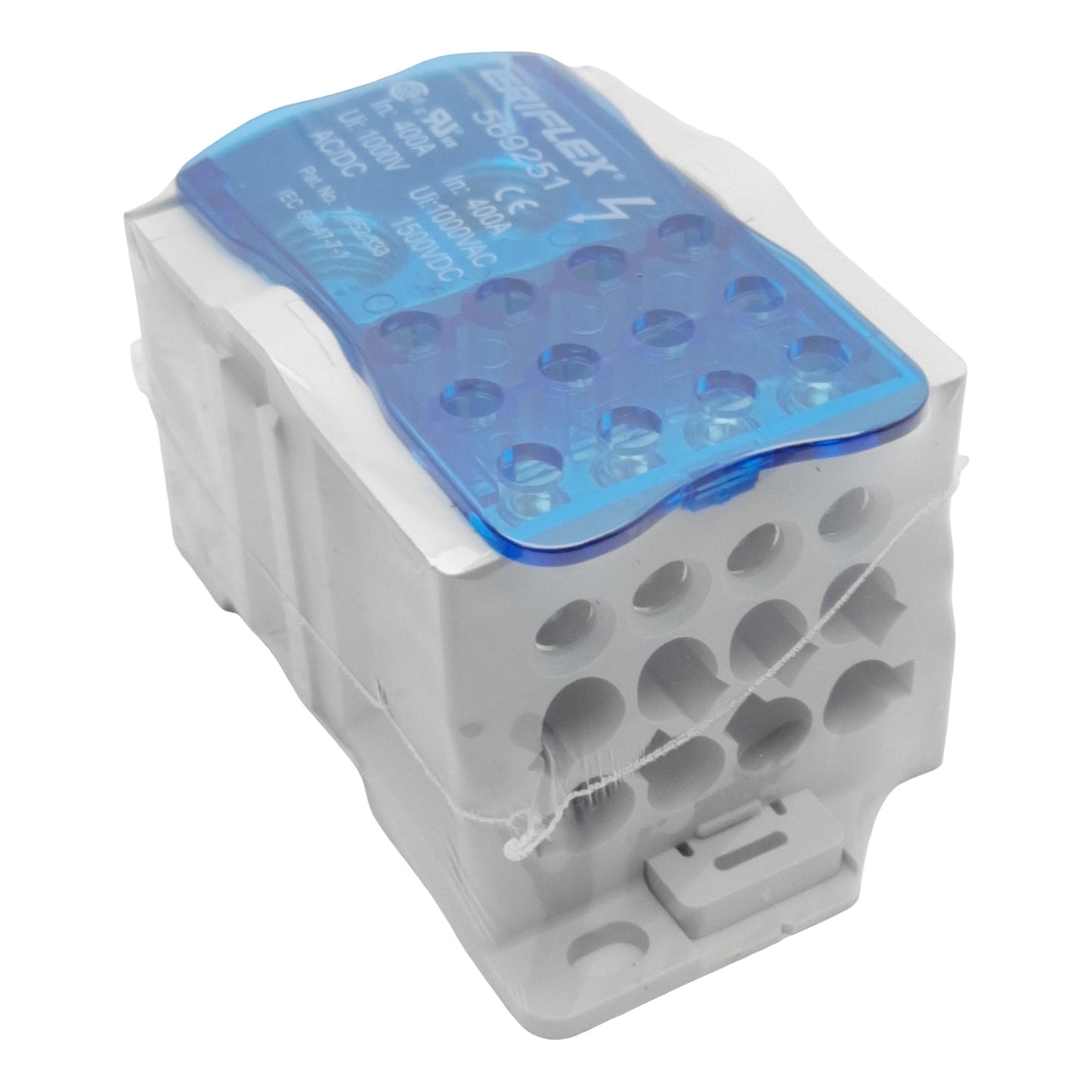 New nVent UD-400A-212AL Single Pole Distribution Block, 1-Pole, 400A 1500VDC/1000VAC