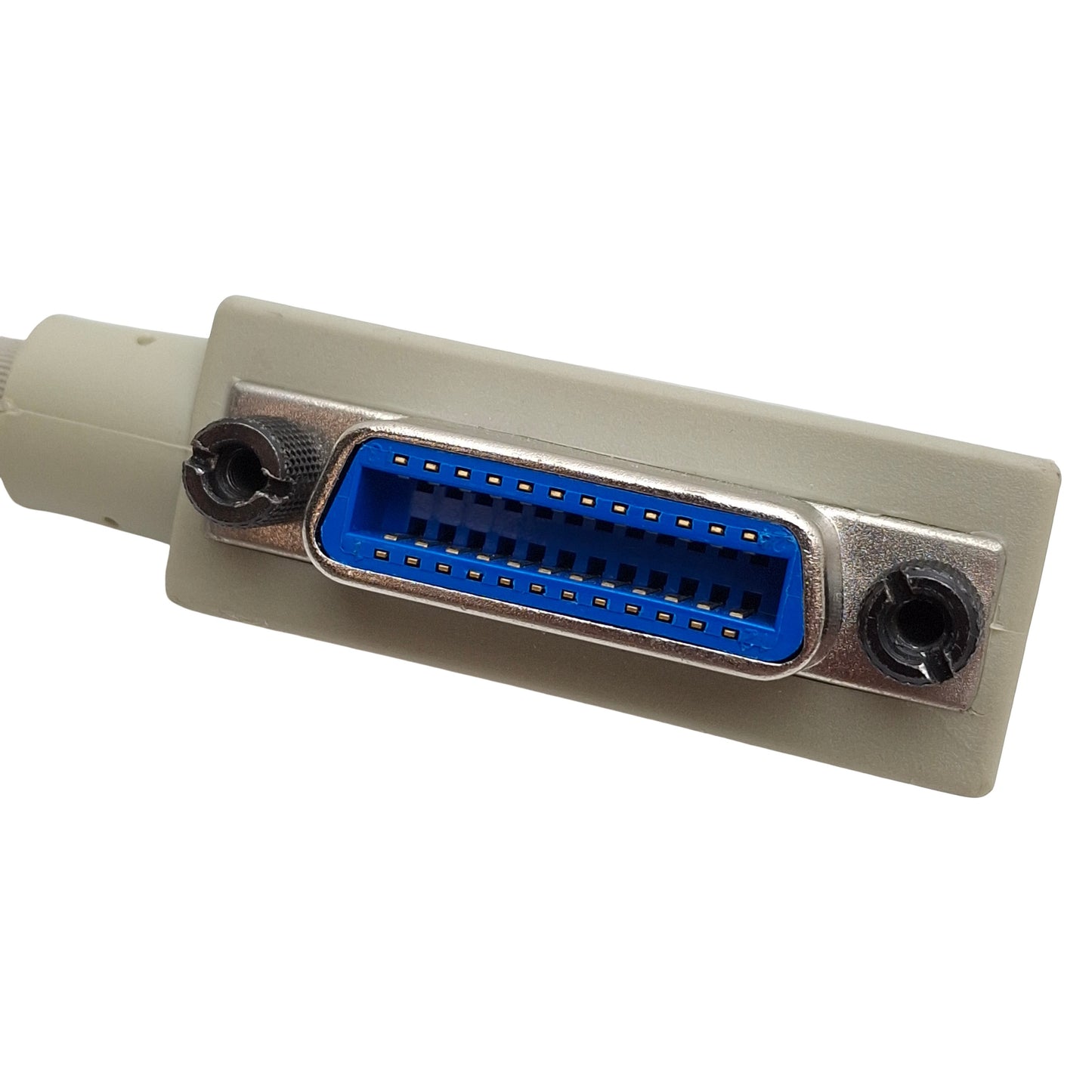 Used L-Com CMB24-2M Molded IEE-488 GPIB Cable Assembly, 24-Pin, Shielded, 2m Long
