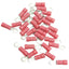 New Lot of 80 Panduit PV18-6R Ring Terminal Vinyl, #6 Stud, 18AWG - 22AWG, 0.86in