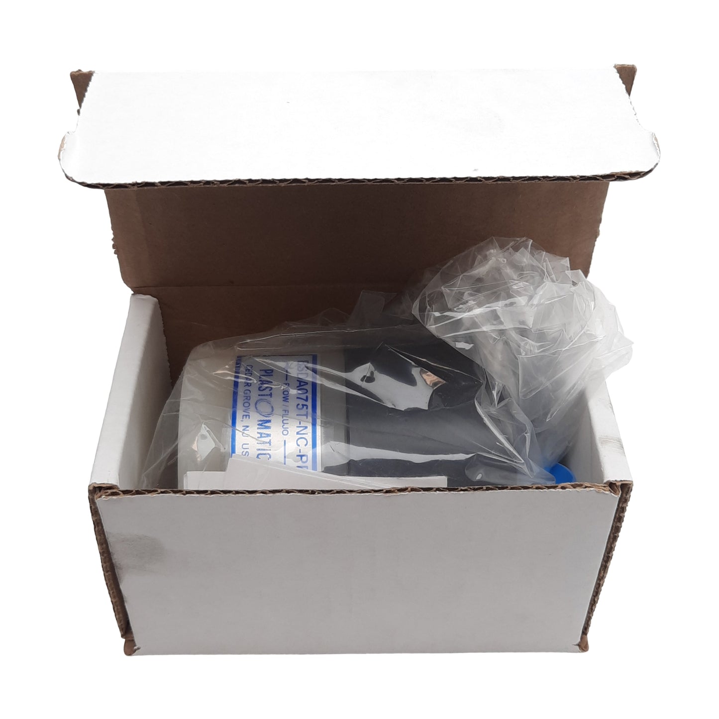 New Plastomatic BSDA075T-NC-PF Shut-Off Valve 3/4in x 3/4in NPT, 100psi Max