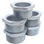 Used Lot of 5 O-Z/Gedney 7-150 Type 7 Bushed Conduit Chase Nipple, Size 1-1/2" IMC