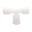 New Parker FTCR-161616RF Tee PFA Tube Fitting, ø1in x ø1in x ø1in Tube, 125psig
