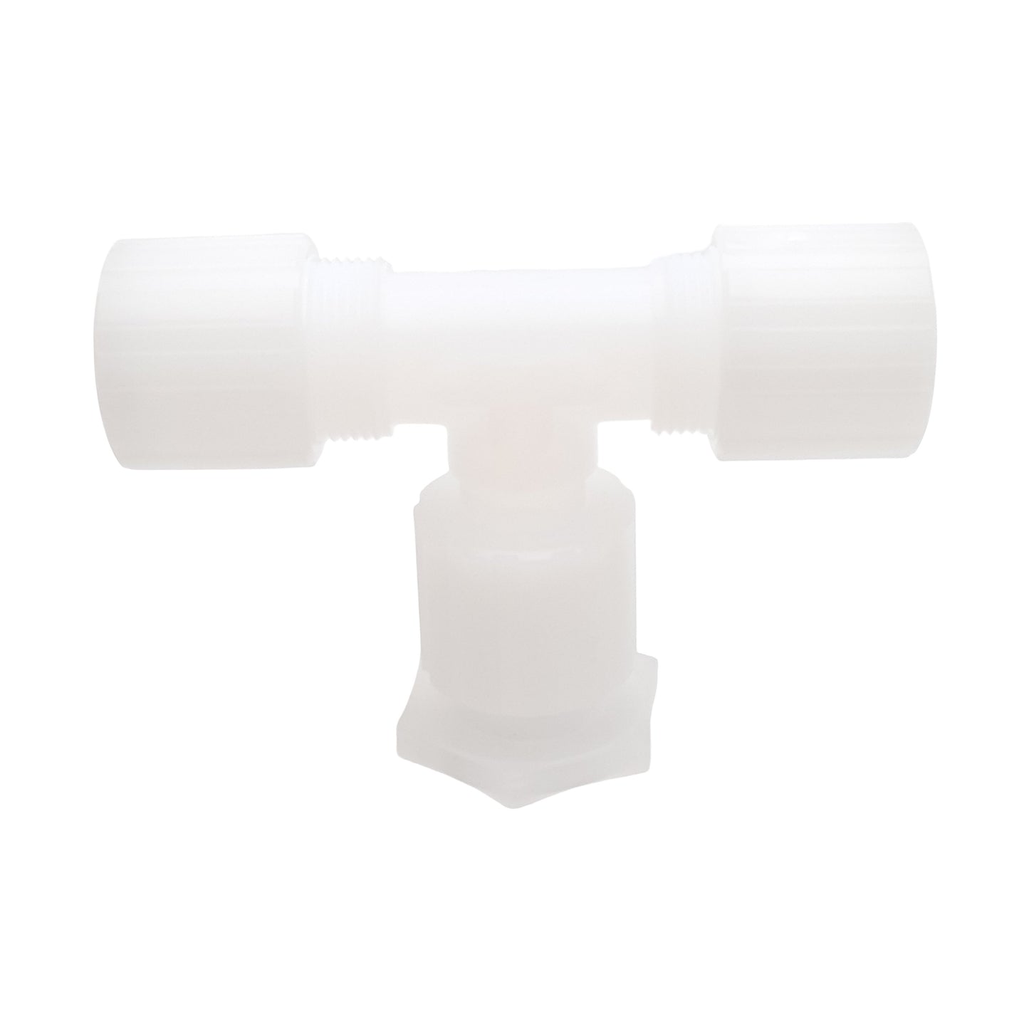 New Parker FTCR-161616RF Tee PFA Tube Fitting, ø1in x ø1in x ø1in Tube, 125psig