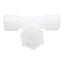 New Parker FTCR-161616RF Tee PFA Tube Fitting, ø1in x ø1in x ø1in Tube, 125psig