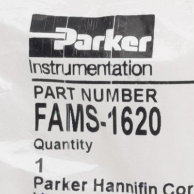 New Parker FAMS-1620 PFA Tube Fitting ø1in Tube x 1-1/4in NPT Straight Male, 125psig