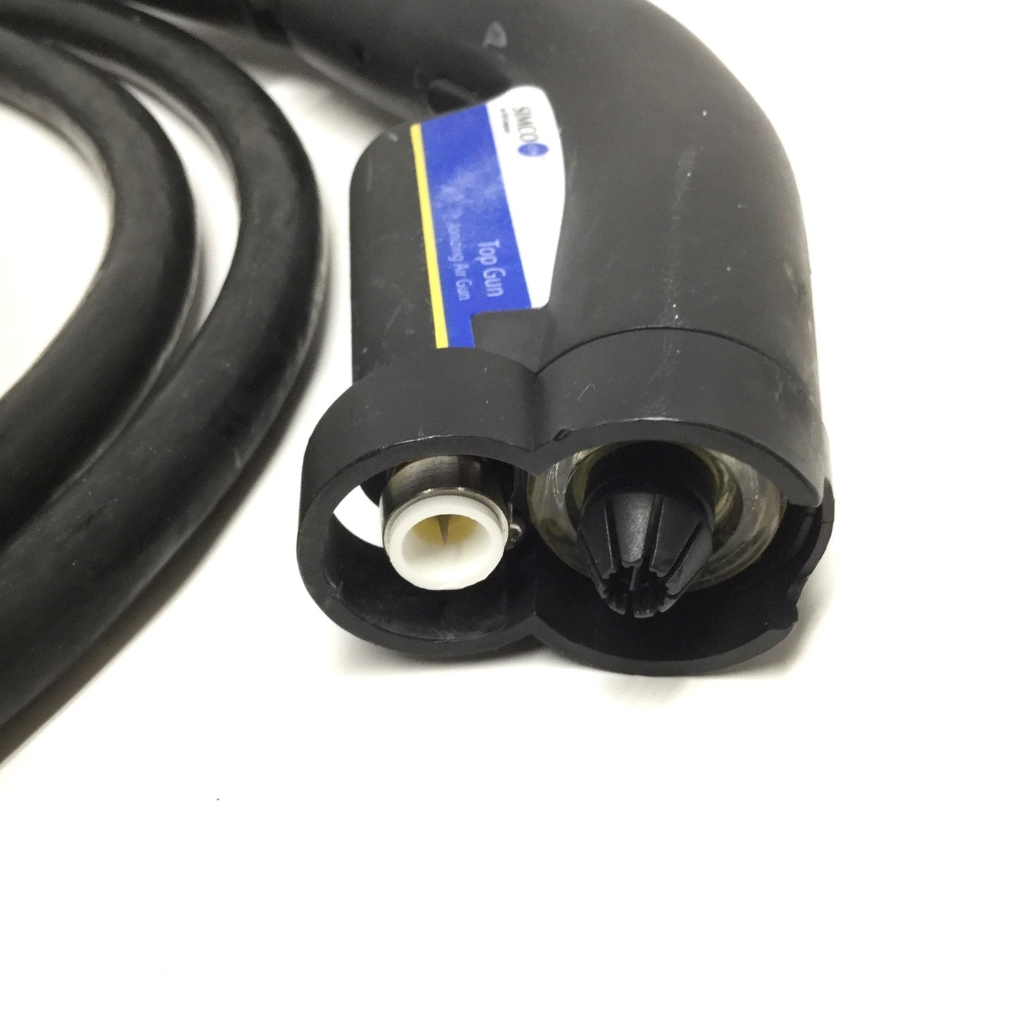 Used Simco Top Gun 3 4005105 Air Ionizer, 120VAC, 100psi, 7ft Cable/Hose, 7.4scfm