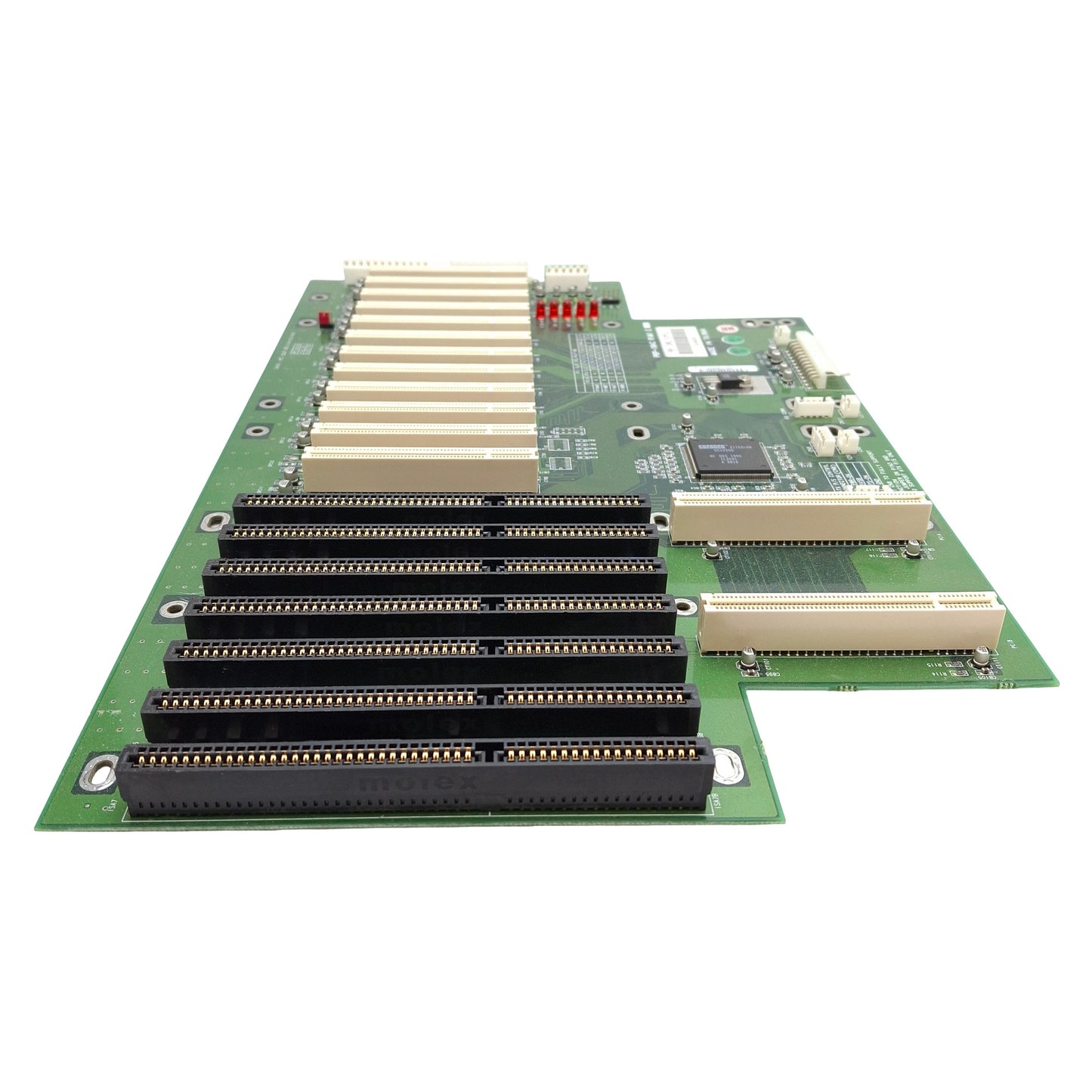 Used Portwell PBP-19AC-R1M1E1 ATX Motherboard/Backplane, 19-Slot, 12x PCI, 7x ISA