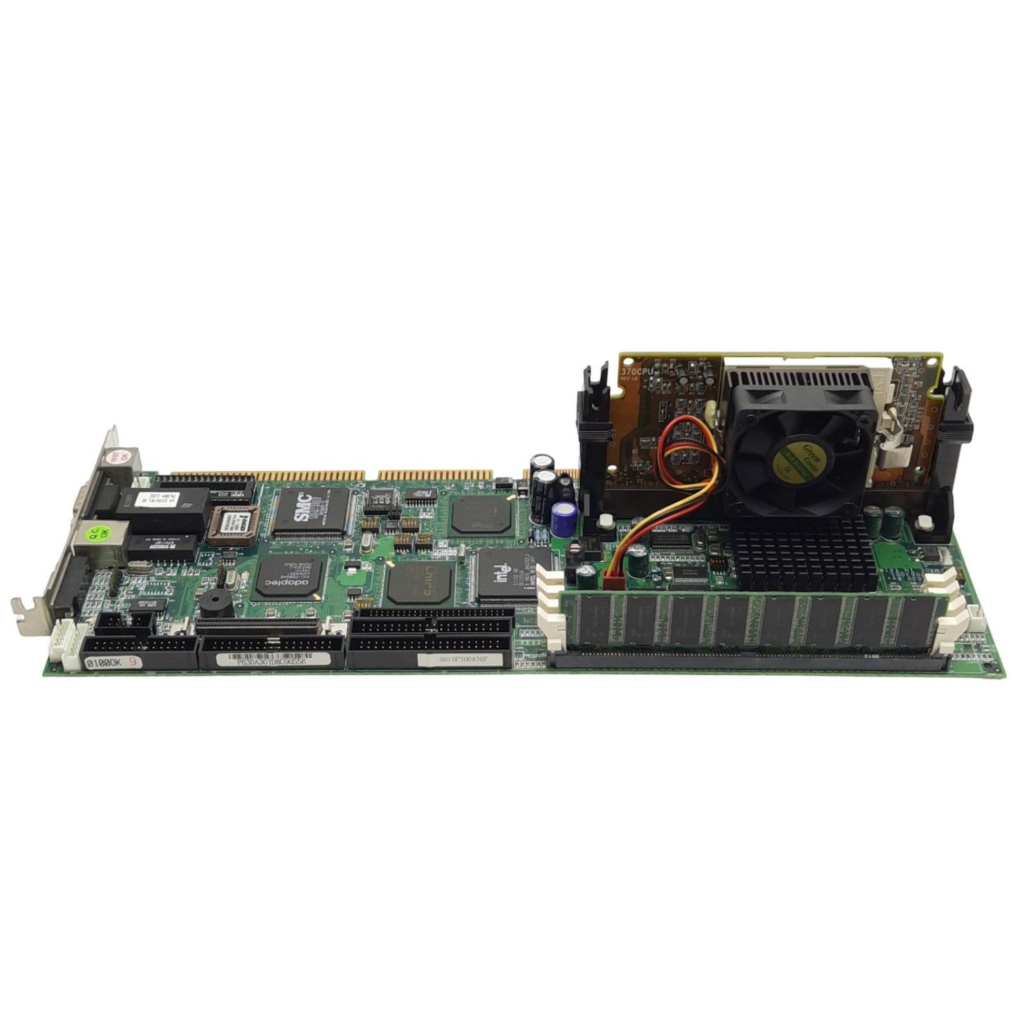 Used Peak 630 4BP00630D1 Computer Motherboard 128MB SDRAM, Intel Pentium III (370CPU)