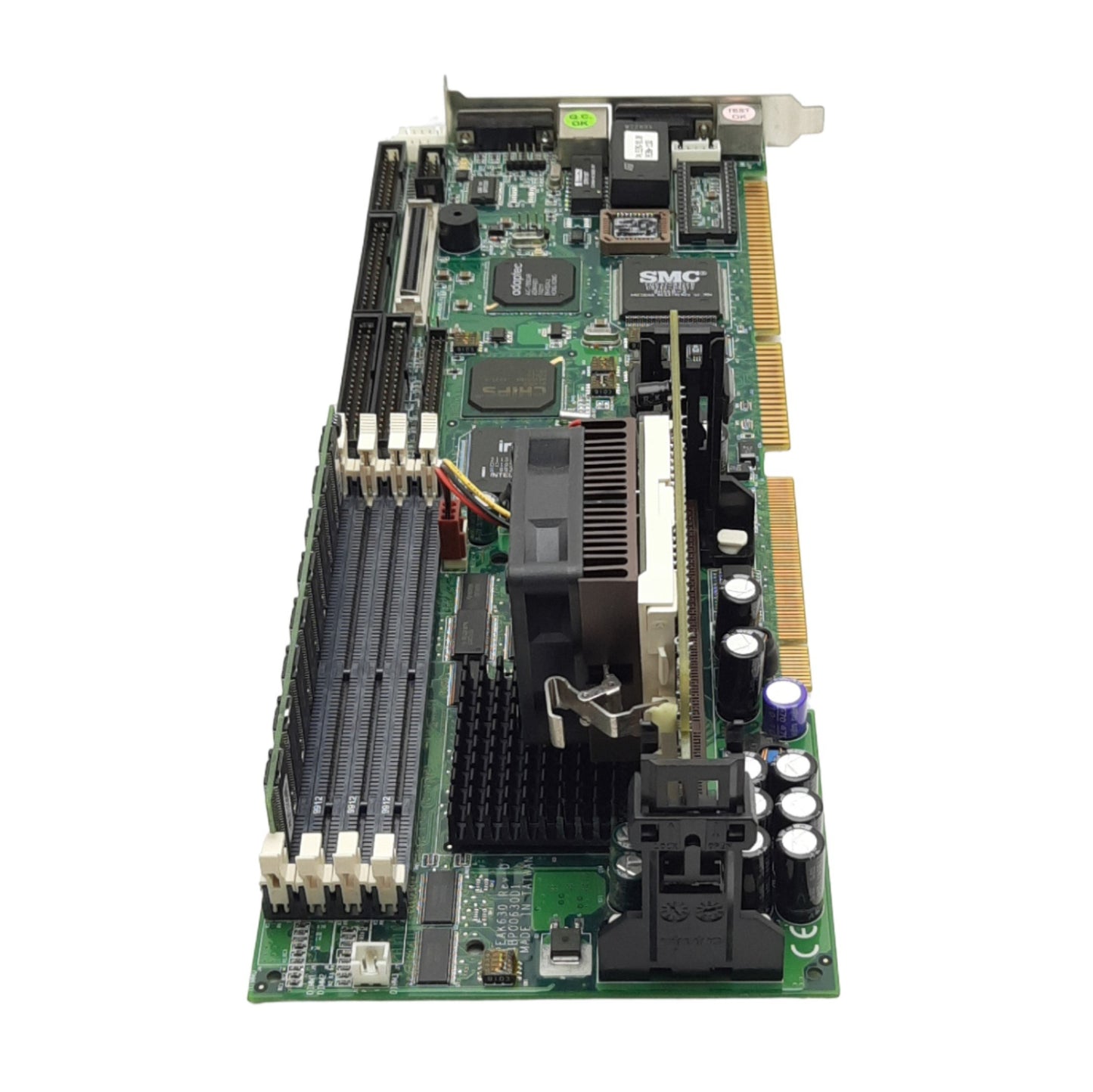 Used Peak 630 4BP00630D1 Computer Motherboard 128MB SDRAM, Intel Pentium III (370CPU)