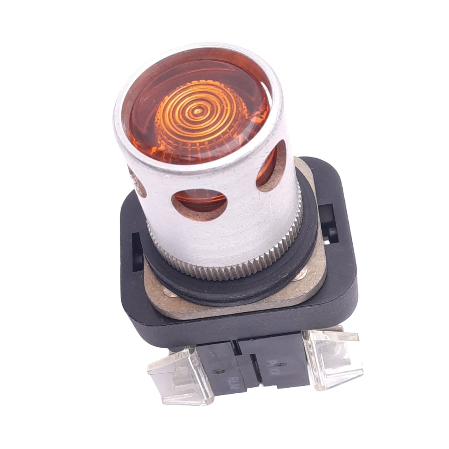 Used Allen Bradley 800T-PAD16 Amber Illuminated Pushbutton, ø30mm, 1NO 1NC, 600V 10A