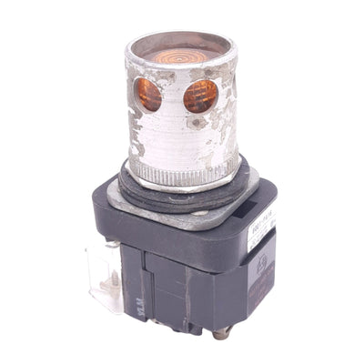 Used Allen Bradley 800T-PA16 Amber Illuminated Pushbutton, ø30mm, 1NO 1NC, 600V 10A