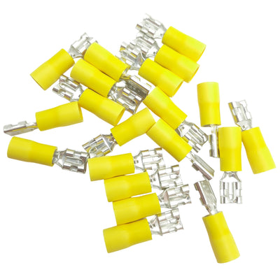 New Lot of 20 Panduit DV10-250-L Female Disconnect Vinyl, 0..25 x 0.032in, 10-12AWG