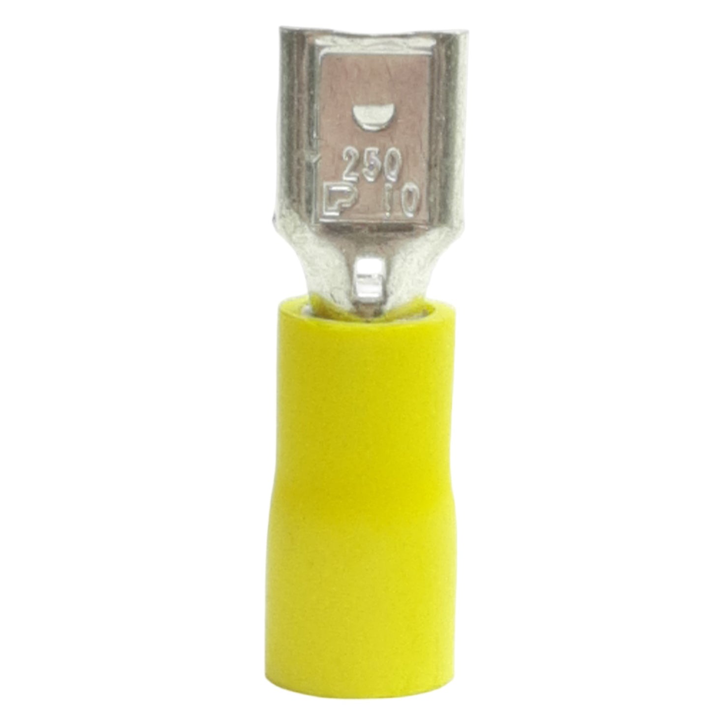 New Lot of 20 Panduit DV10-250-L Female Disconnect Vinyl, 0..25 x 0.032in, 10-12AWG