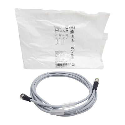 New Murrelektronik 7000-40041-2150300 Cordset, 5P M12 Male to Female, 4A 125VAC, 3m