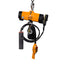 Used Harrington AL005P 1/2 Ton Spark Resistant Air Hoist 10Ft Lift 6Ft Pendant 90PSI