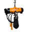 Used Harrington AL005P 1/2 Ton Spark Resistant Air Hoist 10Ft Lift 6Ft Pendant 90PSI