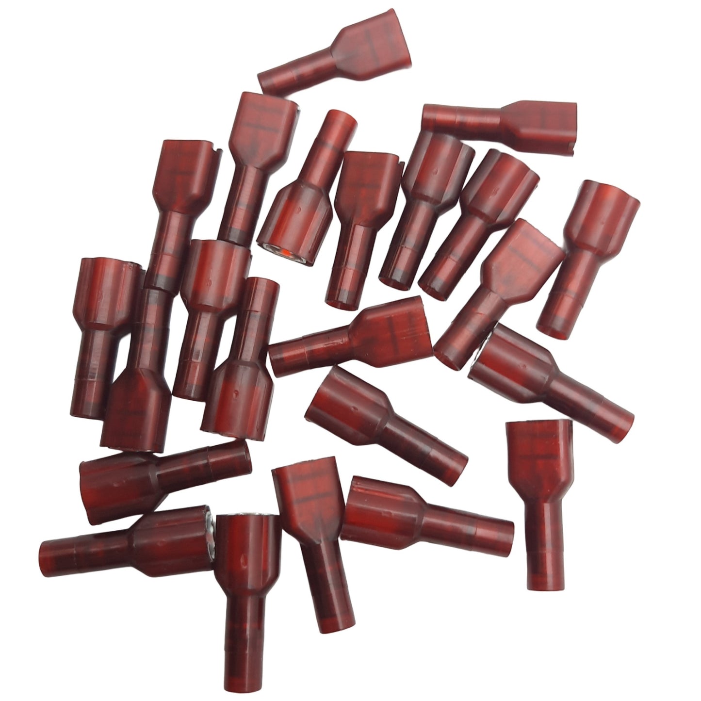 New Lot of 23 Panduit DNF18-188FIB-C Female Disconnect 18AWG - 22AWG, 4.8mm - 0.5mm