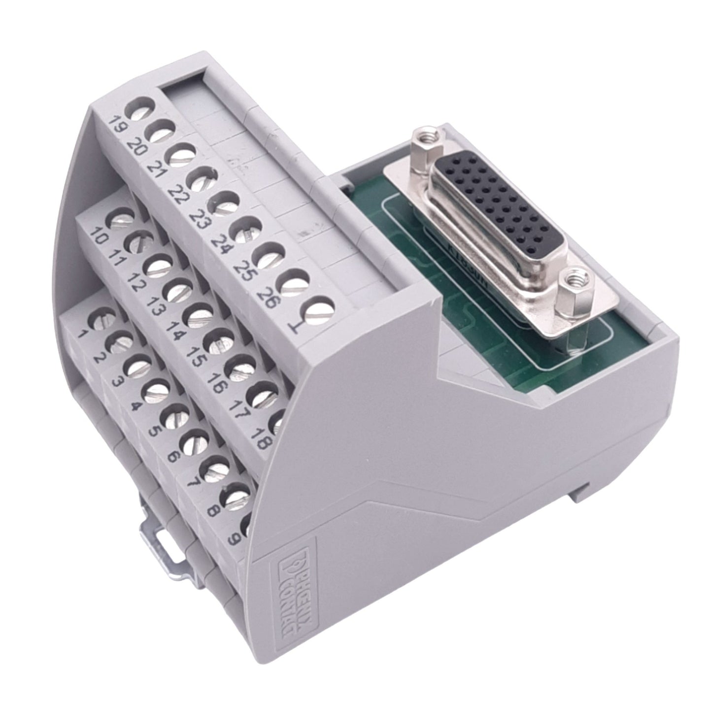 Used Phoenix Contact VIP-3/SC/HD26SUB/F 2322414 Breakout Board, DB26F, 25VAC/60VDC