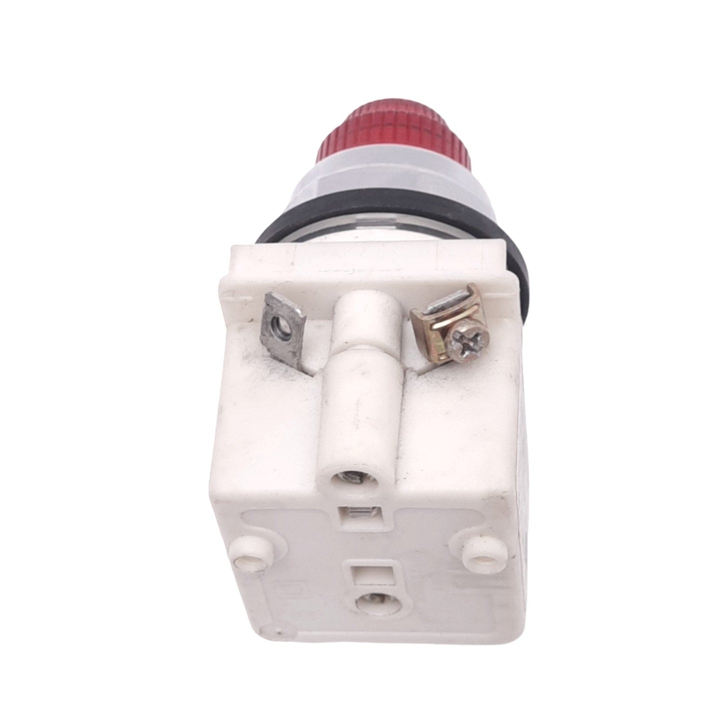 Used Square D 9001KM38LR Red Illuminated Push Button Switch, ø30mm, 120VAC/DC Lamp