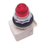 Used Square D 9001KM38LR Red Illuminated Push Button Switch, ø30mm, 120VAC/DC Lamp